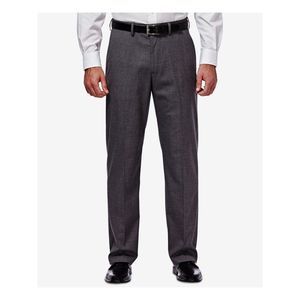 J.M. HAGGER Mens Gray Heather Pants 36X29